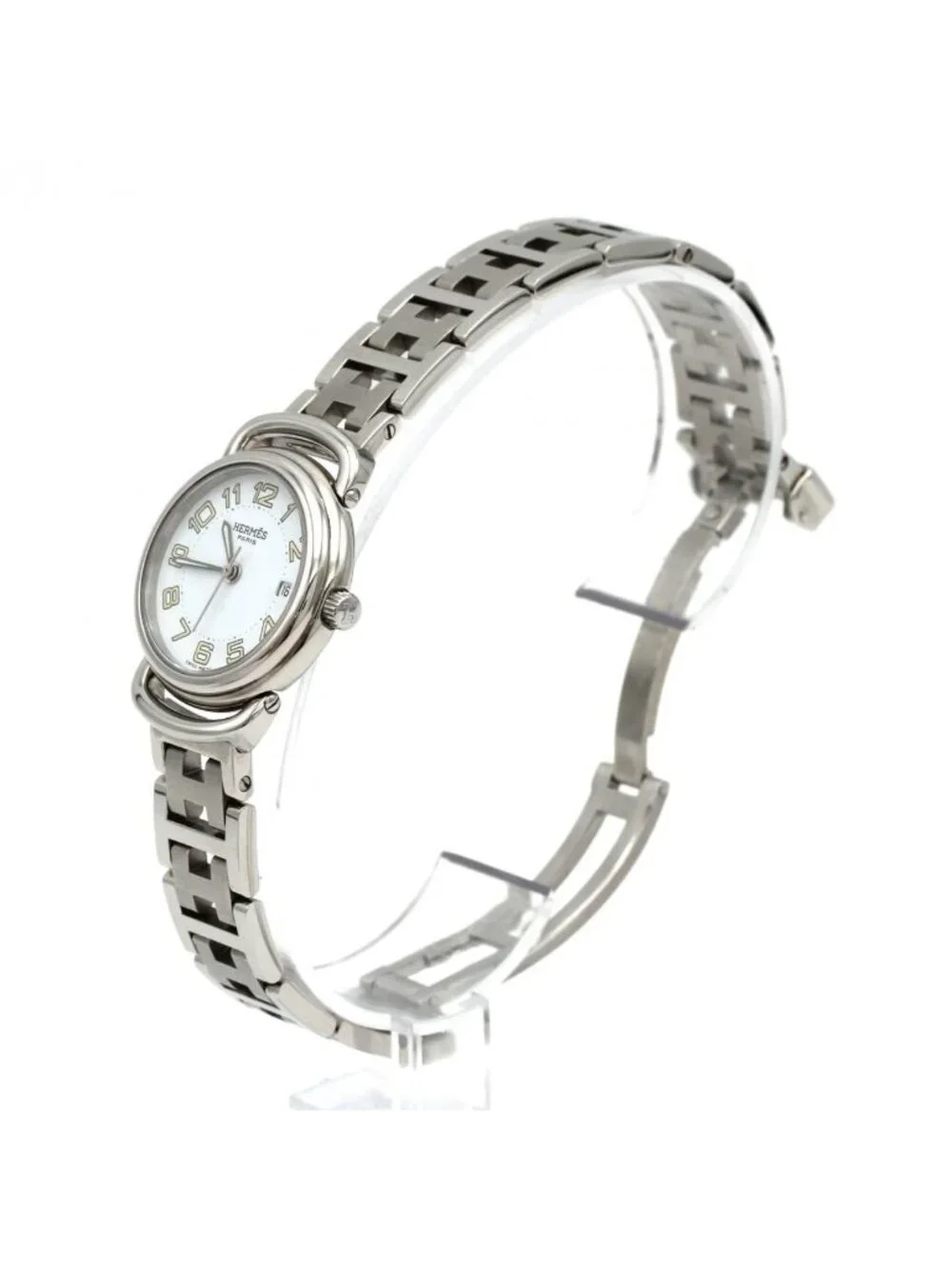 Hermes Pullman SS Quartz Watch